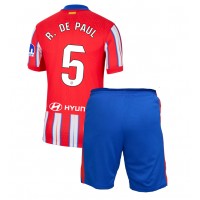 Atletico Madrid Rodrigo De Paul #5 Hemmatröja Barn 2024-25 Kortärmad (+ Korta byxor)